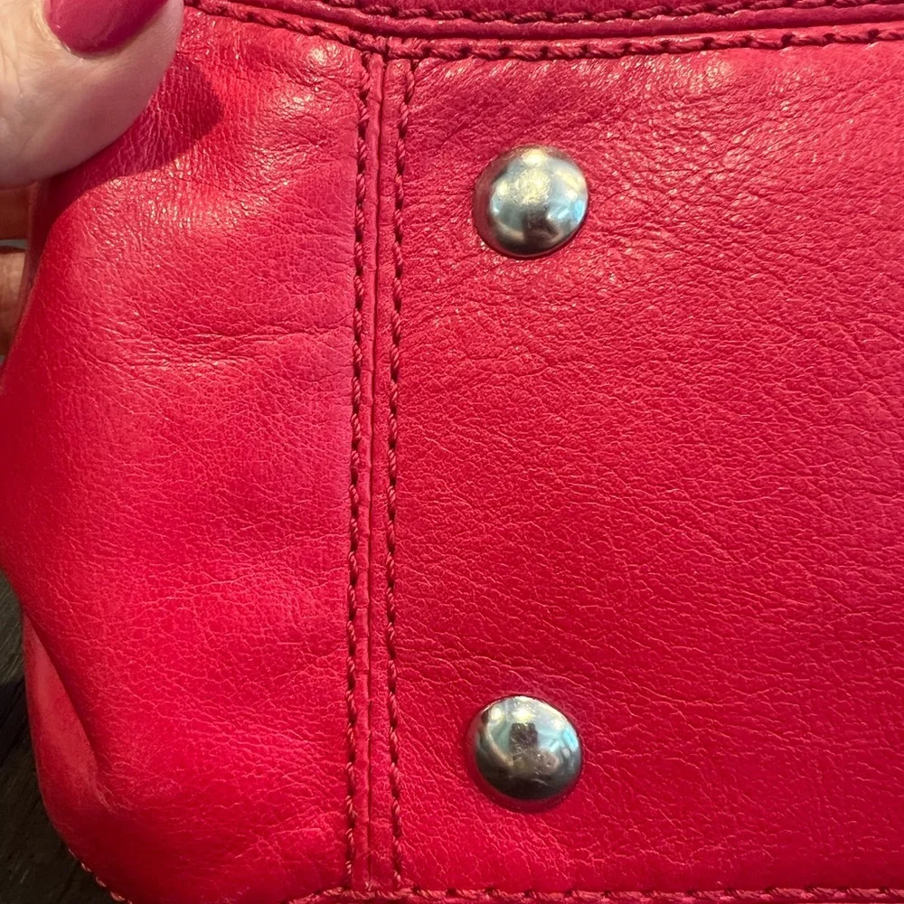 Coach Pleated Leather Shoulder Bag 13914 - Picture 6 of 16